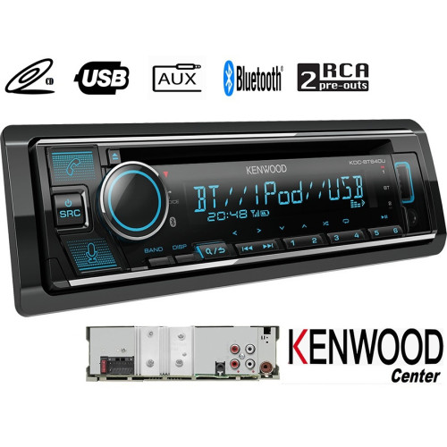 Kenwood KDC-BT665U Ηχοσύστημα Αυτοκινήτου Universal 1DIN (Bluetooth/USB/AUX) με Αποσπώμενη Πρόσοψη