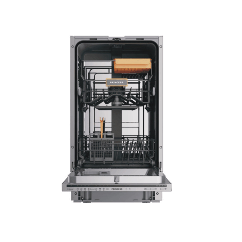 Princess BIDW45E Εντοιχιζόμενο Πλυντήριο Πιάτων για 9 Σερβίτσια 45cm Inox