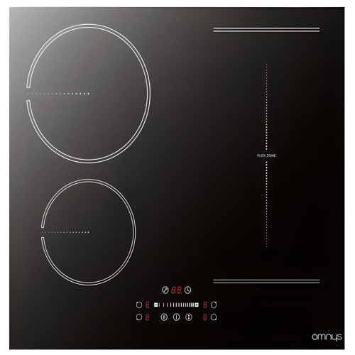 Omnys IH641TFB Επαγωγική Εστία Αυτόνομη με Λειτουργία Κλειδώματος 59x52εκ.