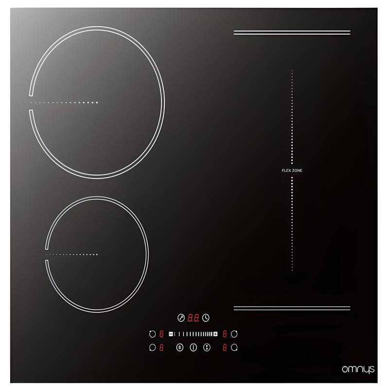 Omnys IH641TFB Επαγωγική Εστία Αυτόνομη με Λειτουργία Κλειδώματος 59x52εκ.