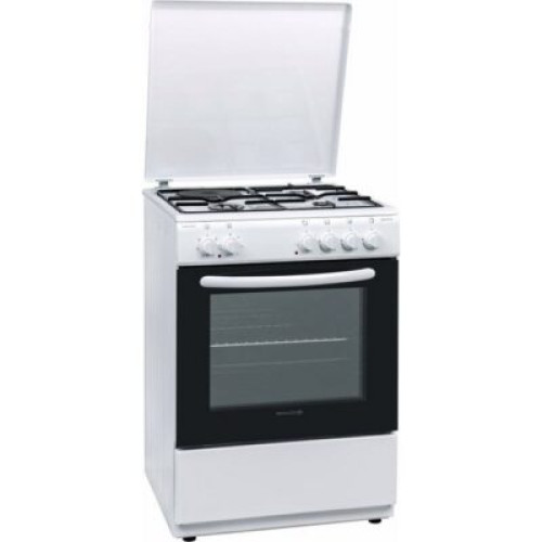 Philco PEG-6031W Κουζίνα 56lt με Εστίες Αερίου & Ρεύματος Π60cm Λευκή 