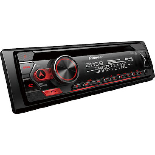 Pioneer DEH-S320BT Ηχοσύστημα Αυτοκινήτου Universal 1DIN (Bluetooth/USB/AUX) με Αποσπώμενη Πρόσοψη