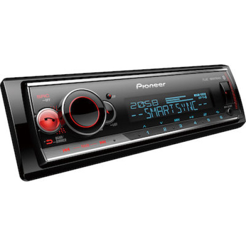 Pioneer MVH-S520BT Ηχοσύστημα Αυτοκινήτου Universal 1DIN (Bluetooth/USB/AUX) με Αποσπώμενη Πρόσοψη