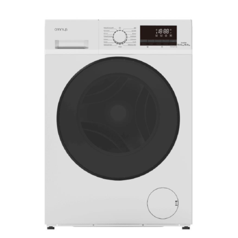 Omnys WD-10W6DWH  Πλυντήριο Στεγνωτήριο Ρούχων 10kg/6kg 1400 Στροφές
