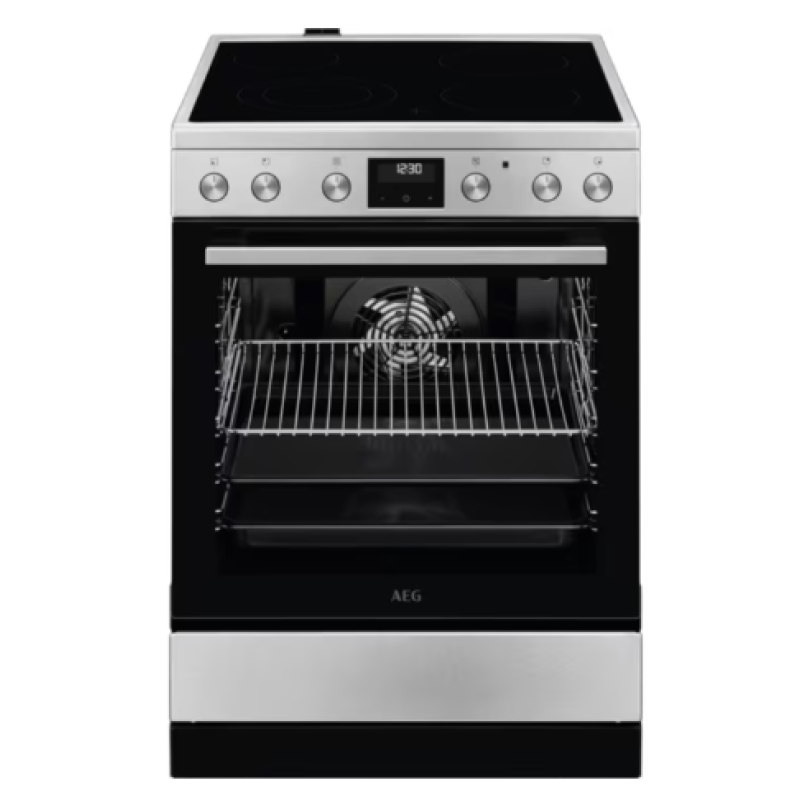 Aeg CCB6442OBM 5000 SurroundCook Κεραμική Κουζίνα 73 lt Inox