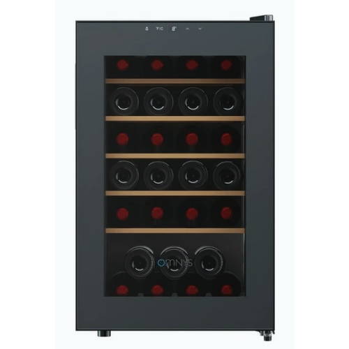 Omnys WC-28 Συντηρητής Κρασιών για 28 Μπουκάλια Μαύρο 