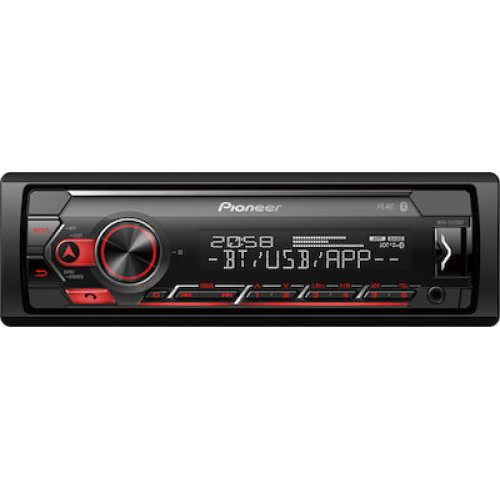 Pioneer MVH-S420BT Ηχοσύστημα Αυτοκινήτου Universal 1DIN (Bluetooth/USB/AUX) με Αποσπώμενη Πρόσοψη