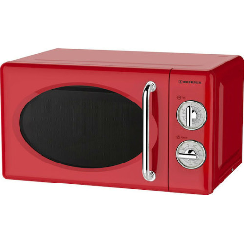 Morris MWRS-20700R Retro Φούρνος Μικροκυμάτων με Grill 20lt Κόκκινος