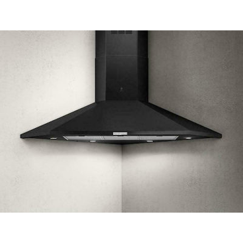 Elica Acuta BL/F/100 Απορροφητήρας Καμινάδα 100cm Μαύρος