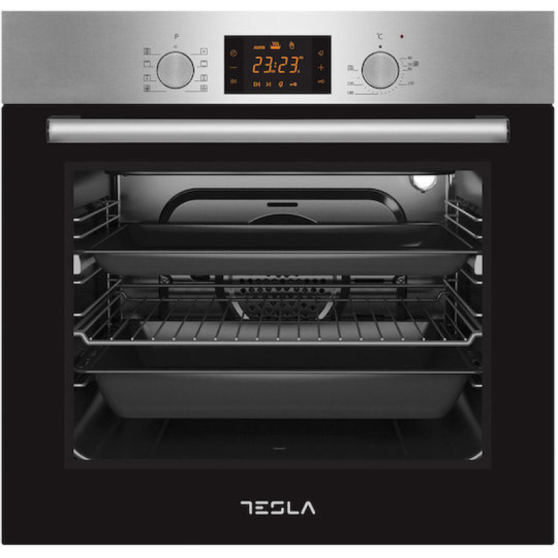 Tesla BO900SX Φούρνος άνω Πάγκου 80lt χωρίς Εστίες Π60εκ. Inox