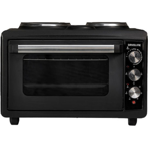 Davoline FORNETTO 3802 EM / BLΗλεκτρικό Φουρνάκι 38lt με 2 Εστίες