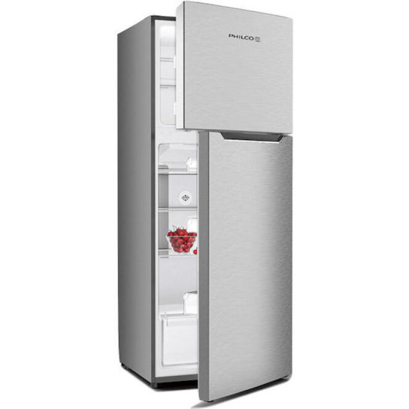 Philco PRF-370XE Ψυγείο Δίπορτο 334lt Total NoFrost Υ170xΠ60xΒ65εκ. Inox