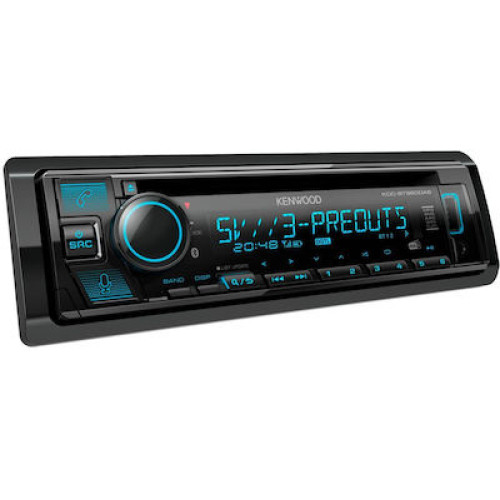 Kenwood KDC-BT960DAB Ηχοσύστημα Αυτοκινήτου Universal 1DIN (USB/AUX) με Αποσπώμενη Πρόσοψη