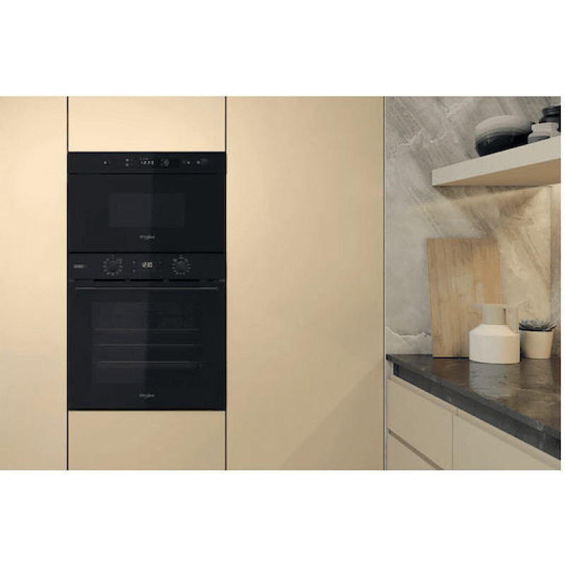 Whirlpool MBNA900B Εντοιχιζόμενος Φούρνος Μικροκυμάτων 22lt Μαύρος.