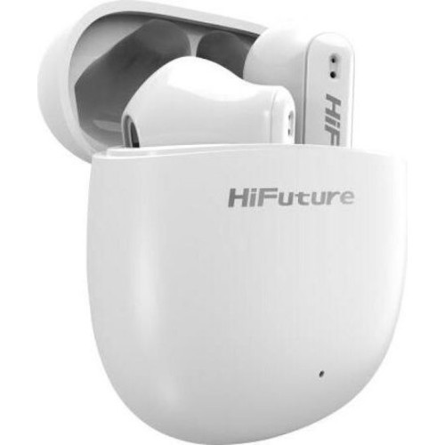 HiFuture Colorbuds 2 Bluetooth Handsfree Ακουστικά με Αντοχή στον Ιδρώτα και Θήκη Φόρτισης Λευκά