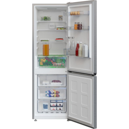 Beko B3RCNA344HXB Ψυγειοκαταψύκτης NoFrost Υ179.6xΠ59.5xΒ66.5εκ. Inox με HarvestFresh™