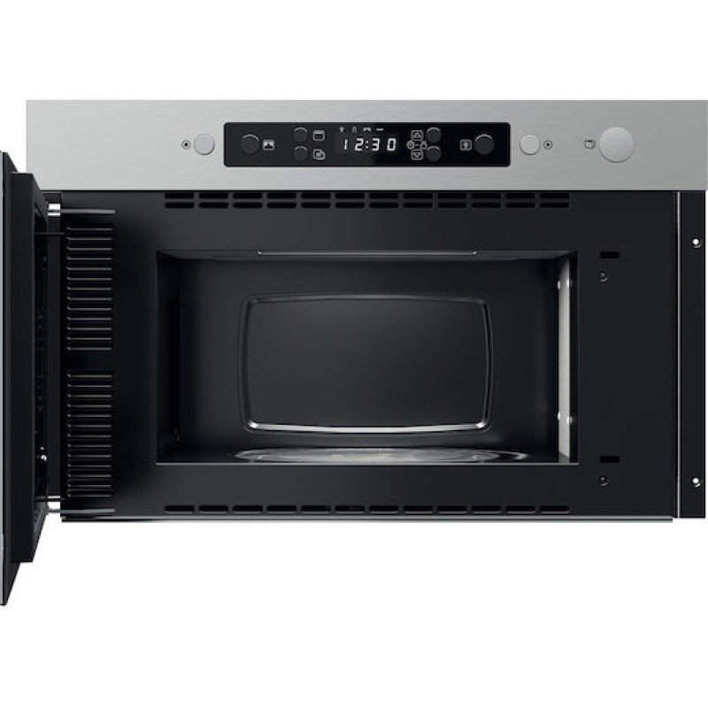 Whirlpool MBNA920X Εντοιχιζόμενος Φούρνος Μικροκυμάτων με Grill 22lt Inox