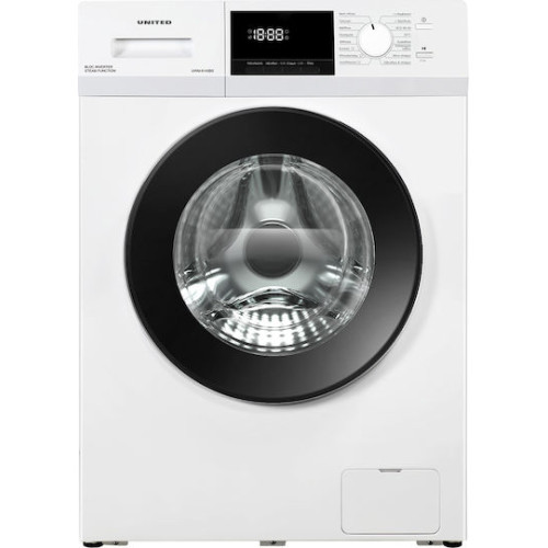 United UWM-8145BS Πλυντήριο Ρούχων 8Kg 1400 Στροφών