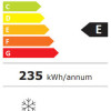 Neff  GI7813CE0 Εντοιχιζόμενος Όρθιος Καταψύκτης 212lt 177.2 x 55.8 cm, soft close flat hinge