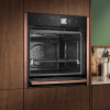 Neff  NVS60P6M0 (B69VY7MY0+Z9060MY0) Φούρνος άνω Πάγκου 71lt ,Π60εκ. Flex Design Vario Steam με Slide & Hide® και Flex Control Πυρολυτικός+ Easy Clean ,Metallic Silver + Δώρο το βαθύ ταψί Z12CM10A0