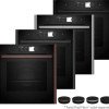 Neff  NVS60P6M0 (B69VY7MY0+Z9060MY0) Φούρνος άνω Πάγκου 71lt ,Π60εκ. Flex Design Vario Steam με Slide & Hide® και Flex Control Πυρολυτικός+ Easy Clean ,Metallic Silver + Δώρο το βαθύ ταψί Z12CM10A0