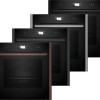Neff NVS60E6A0 (B69VS3AY0+Z9060BY0) Φούρνος άνω Πάγκου 71lt Π60εκ. Flex Design με Slide & Hide και 4,1" TFT οθόνη με πλήκτρα αφής Brushed Bronze + Δώρο το βαθύ ταψί Z12CM10A0