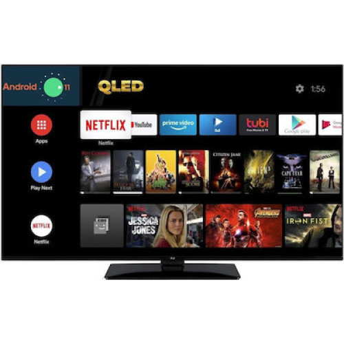 F&U Smart Τηλεόραση 55" 4K UHD QLED FLQ5523UH HDR (2022)