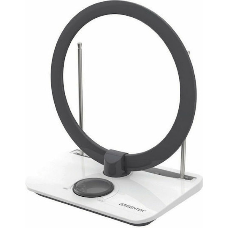 Greentek UVR-AV553 Εσωτερική Κεραία Τηλεόρασης 45dB με Ενισχυτή UHF / VHF / FM
