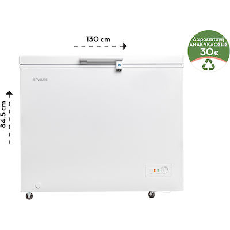 Davoline HD W 251E L DUAL SG ΝΕ Καταψύκτης Μπαούλο 246lt