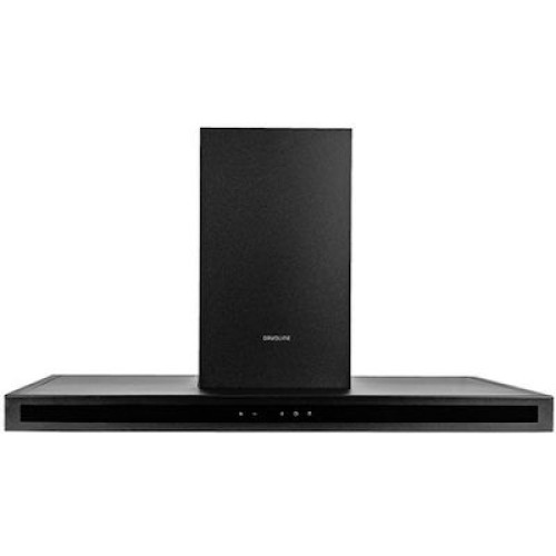 Davoline Regal Απορροφητήρας Νησίδα 90cm Μαύρος