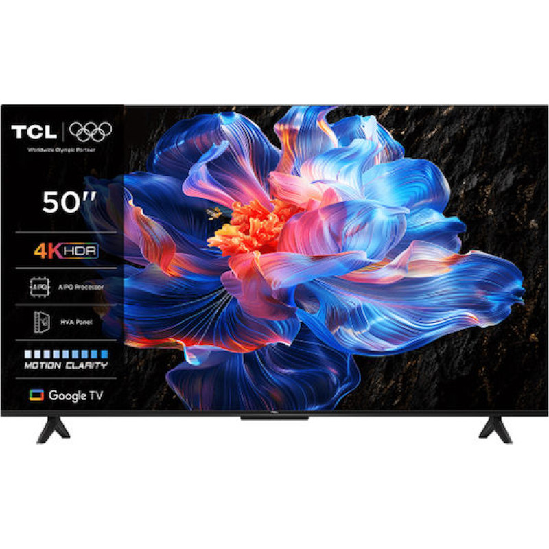 TCL 50P6K Smart Τηλεόραση 50" 4K UHD LED HDR 2025