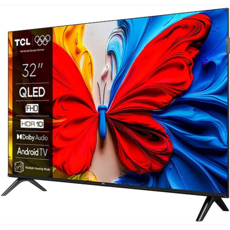 TCL 32S5K Smart Τηλεόραση 32" Full HD QLED HDR 2025