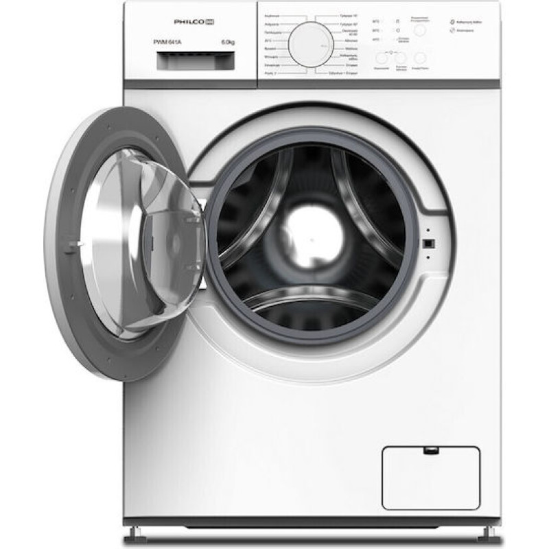 Philco PWM 641A Πλυντήριο Ρούχων 6kg με Τεχνολογία Ατμού 1000 Στροφών 