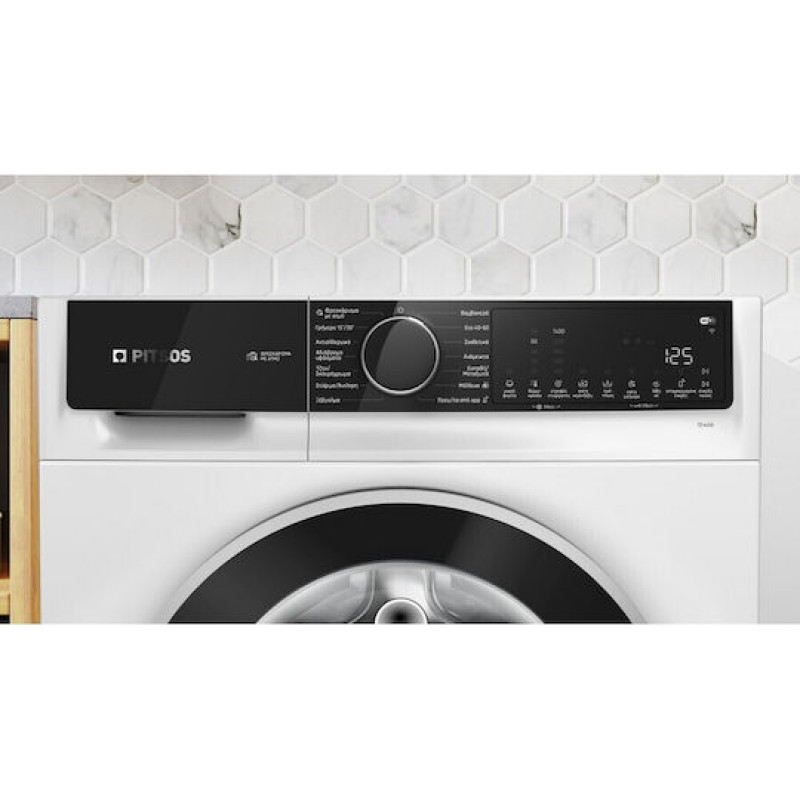 Pitsos WPG140LZ0 Πλυντήριο Ρούχων 10kg 1400 Στροφών Λευκό