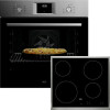 AEG ΣΕΤ OA5AB21SM & HK624000XB Φούρνος άνω Πάγκου 72lt με Κεραμικές Εστίες Π56εκ. Μαύρος