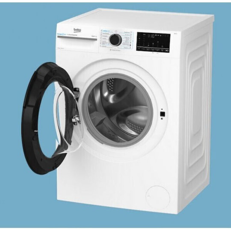 Beko BM3WFU410215 Πλυντήριο Ρούχων 10kg με Τεχνολογία Ατμού 1200 Στροφών 