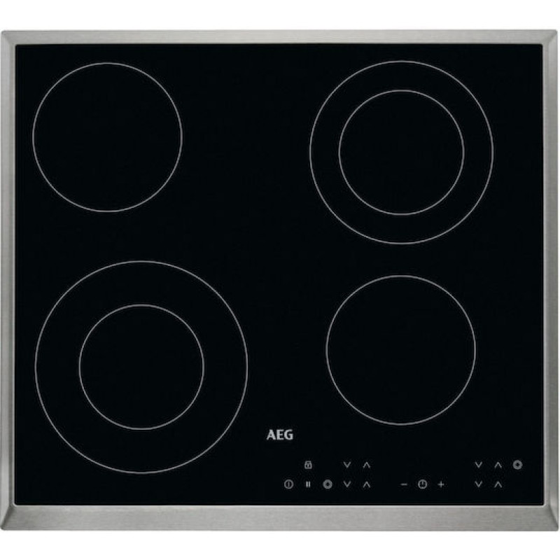 AEG Σέτ TU5AB21FSB + HK634021XB Φούρνος άνω Πάγκου 72lt με Κεραμικές Εστίες Π59.4εκ. Μαύρος