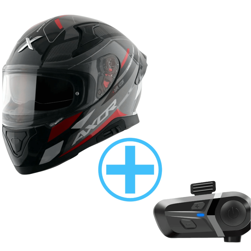 Axor Apex Turbine Κράνος Μηχανής Full Face ECE 22.06 1600gr με Pinlock και Sunvisor SIZE MEDIUM + Δώρο Bluetooth + 5 Χρόνια Εγγύηση