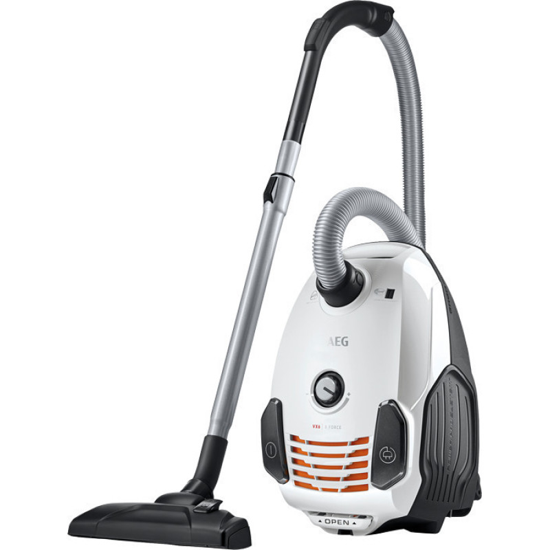 AEG VX6-2-IW-5 Ηλεκτρική Σκούπα 800W με Σακούλα 3.5lt Λευκή.
