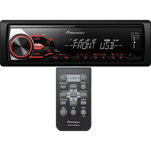 Pioneer MVH-181UB Ηχοσύστημα Αυτοκινήτου Universal 1DIN (USB/AUX) με Αποσπώμενη Πρόσοψη