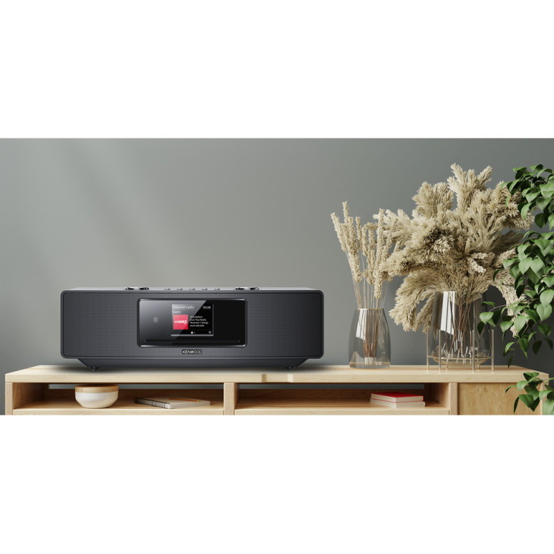 Kenwood Ηχοσύστημα 2.1 CR-ST700SCD-B 43W με CD / Network Player Player, WiFi και Bluetooth Μαύρο
