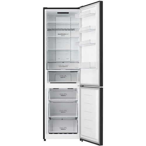 Gorenje  NRK620EABG4 - 20004506 Ψυγειοκαταψύκτης Total NoFrost Υ200.4xΠ59.5xΒ59εκ. Μαύρος (031006901).με 4ετή εγγύηση 