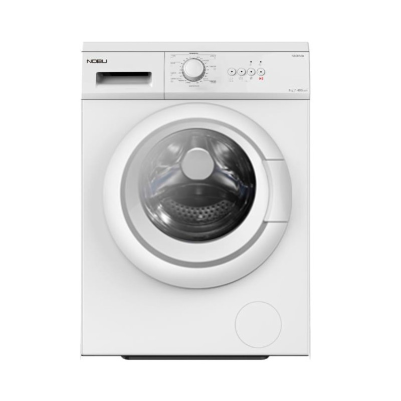 Nobu NB0814W Πλυντήριο Ρούχων 8kg 1400 Στροφών 