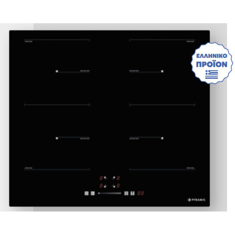 Pyramis PHI63432FMB Επαγωγική Εστία Αυτόνομη με Λειτουργία Κλειδώματος 59x52εκ. (174020140).