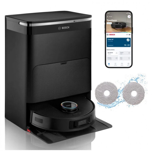Bosch BCRDW3BX Ρομποτική σκούπα Spotless Max Cam για Σκούπισμα και Σφουγγάρισμα