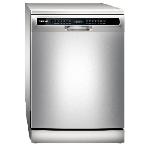 Pitsos DSF61I02 Ελεύθερο πλυντήριο πιάτων 60 cm Brushed steel anti-fingerprint  60 cm με Home Connect