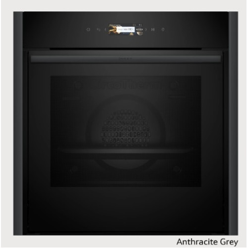  NEFF B59CR3AY (B59CR3AY0+Z9060AY0) Slide & Hide εντοιχιζόμενος  φούρνος 60cm της, με ανταλλάξιμα διακοσμητικά στοιχεία (YourNEFF) Antracite Gray