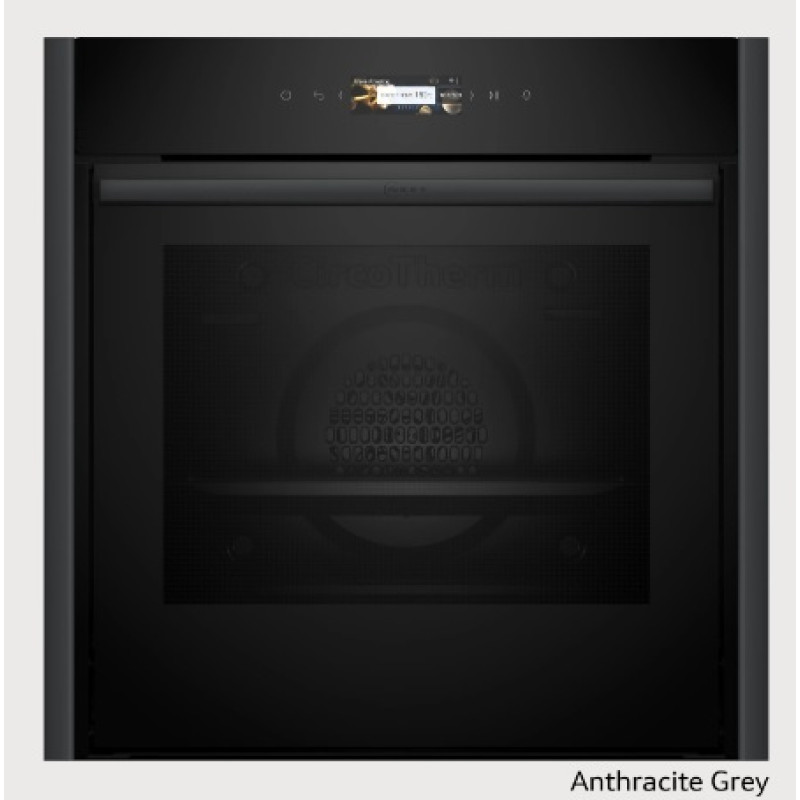  NEFF B59CR3AY (B59CR3AY0+Z9060AY0) Slide & Hide εντοιχιζόμενος  φούρνος 60cm της, με ανταλλάξιμα διακοσμητικά στοιχεία (YourNEFF) Antracite Gray