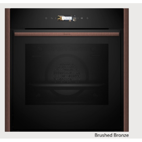  NEFF NOV60E6B2  (B59CR3AY0+Z9060BY0) Slide & Hide εντοιχιζόμενος  φούρνος 60cm της, με ανταλλάξιμα διακοσμητικά στοιχεία (YourNEFF) Brushed Bronze
