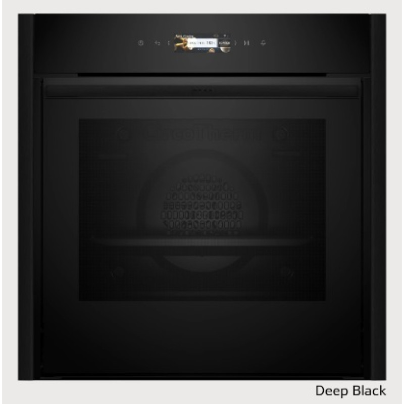  NEFF NOV60E6D2 (B59CR3AY0+Z9060DY0) Slide & Hide εντοιχιζόμενος  φούρνος 60cm της, με ανταλλάξιμα διακοσμητικά στοιχεία (YourNEFF) Deep Black